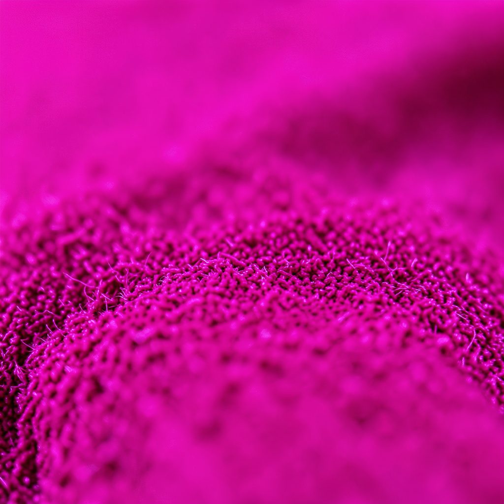 Extreme close-up photograph of a smooth metallic surface with soft warm reflections, muted rose and copper tones, calm and precise atmosphere